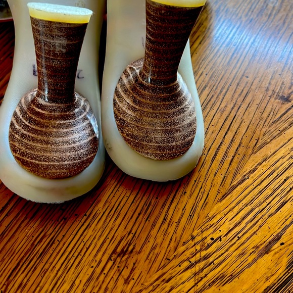 DesignerGoffredo Fantini/Materia Prima Italy.Suede/leather& fabric Unique sandal - Picture 10 of 13